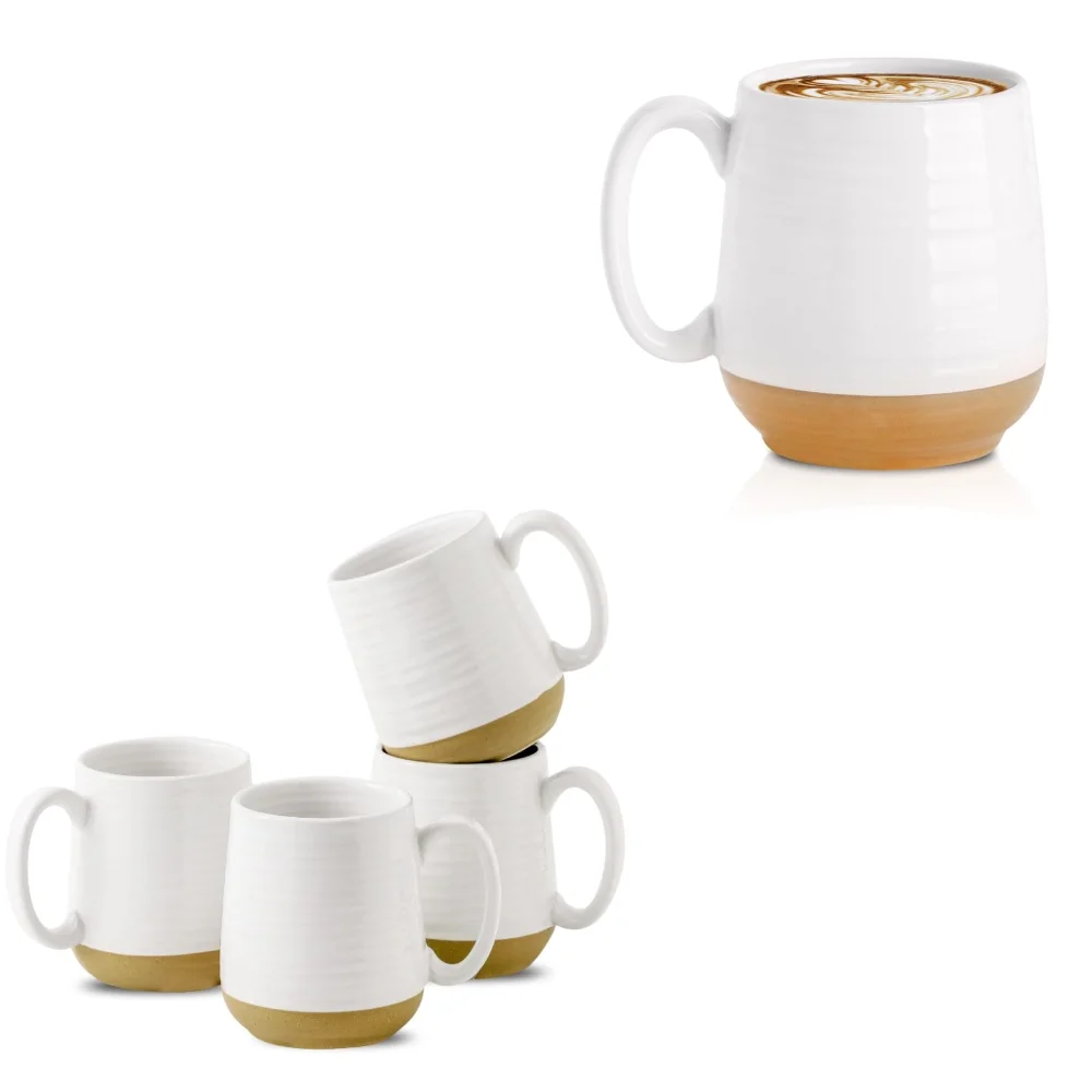 HASENSE Mug & Espresso Cup Bundle, White