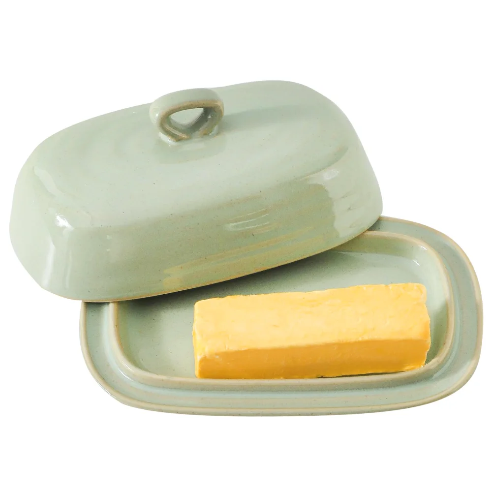 HASENSE Butter Dish, Sage Green