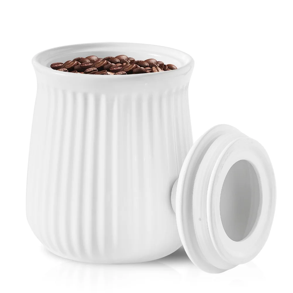 HASENSE Storage Jar, 88 oz, White
