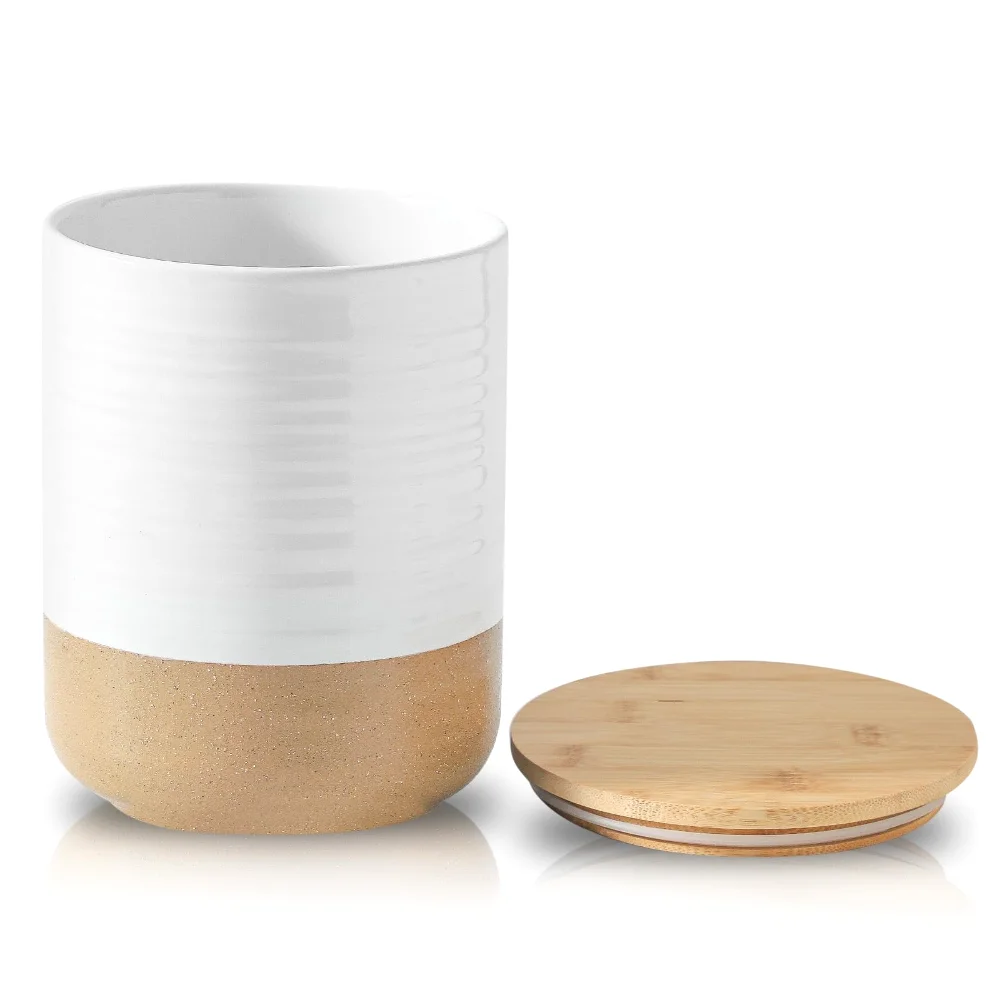 HASENSE Storage Jar, 80 oz, White