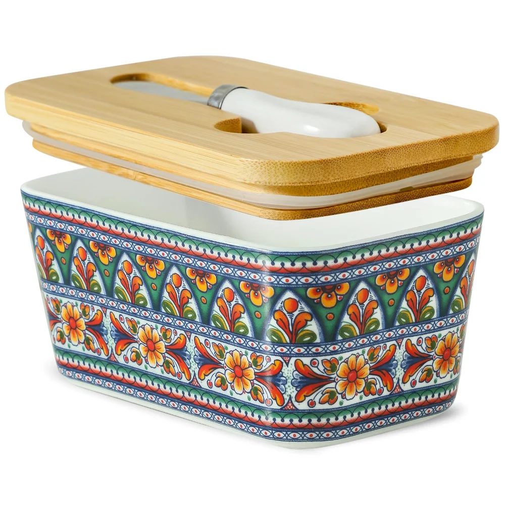 HASENSE Butter Dish, Green