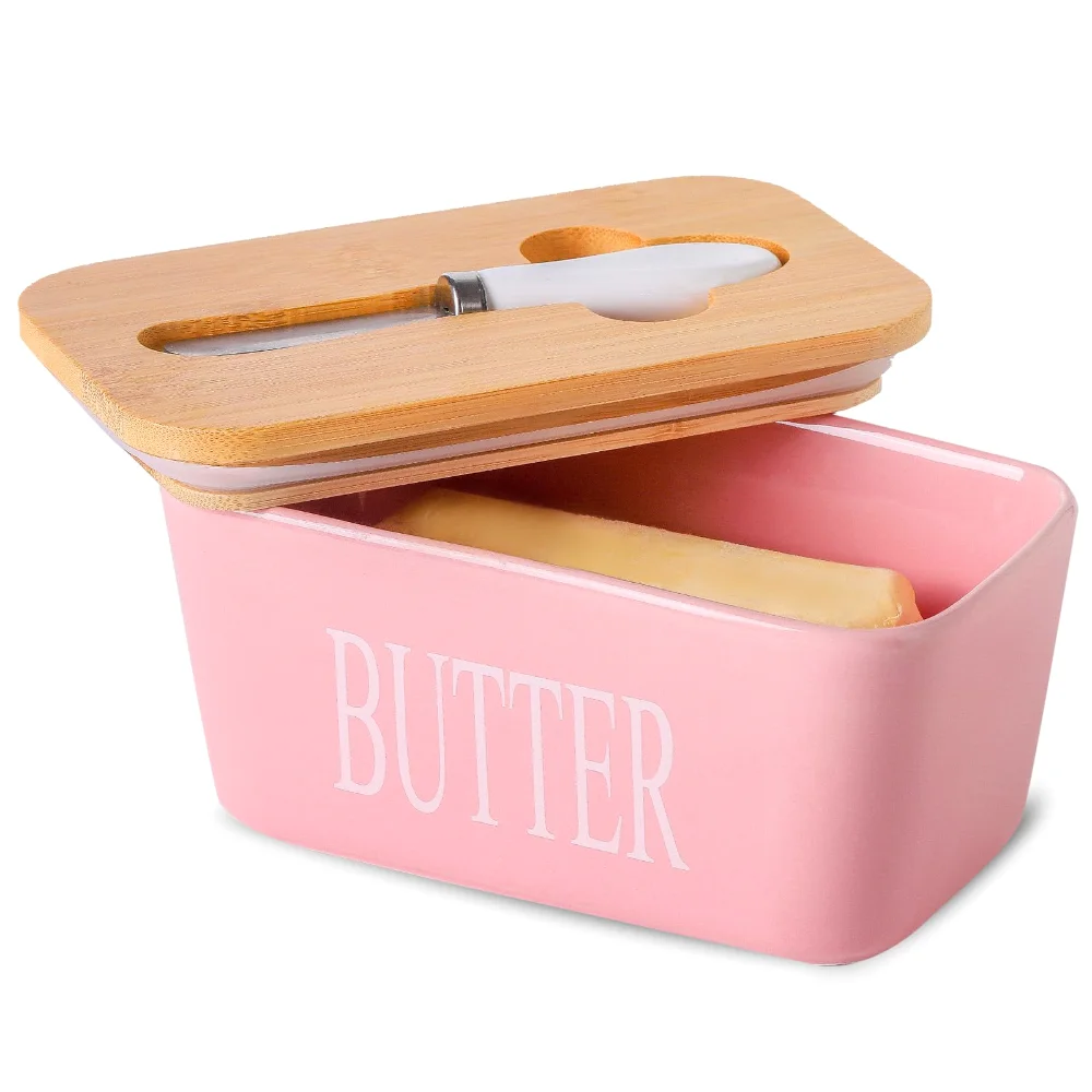 HASENSE Butter Dish, Pink