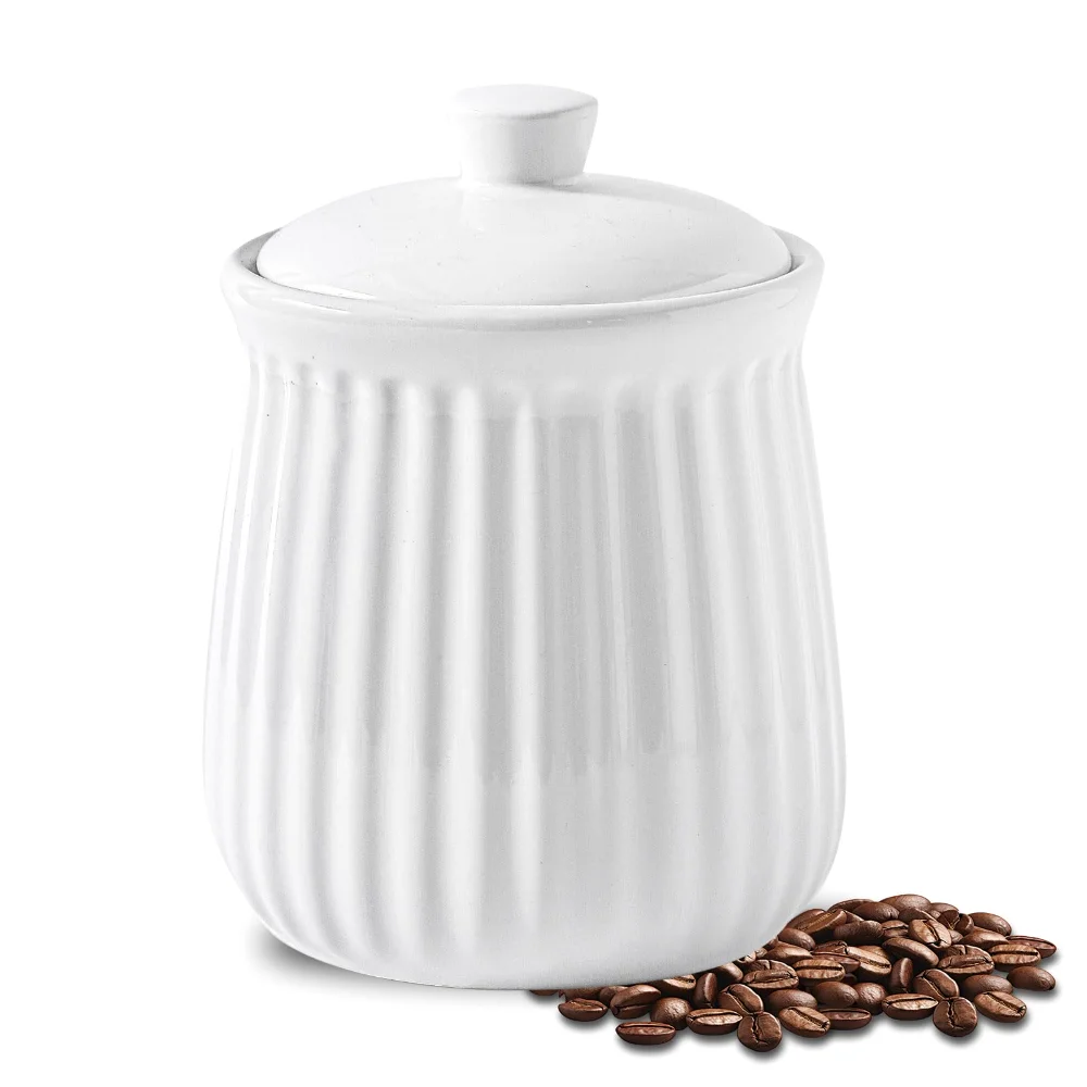 HASENSE Storage Jar, 35 oz, White