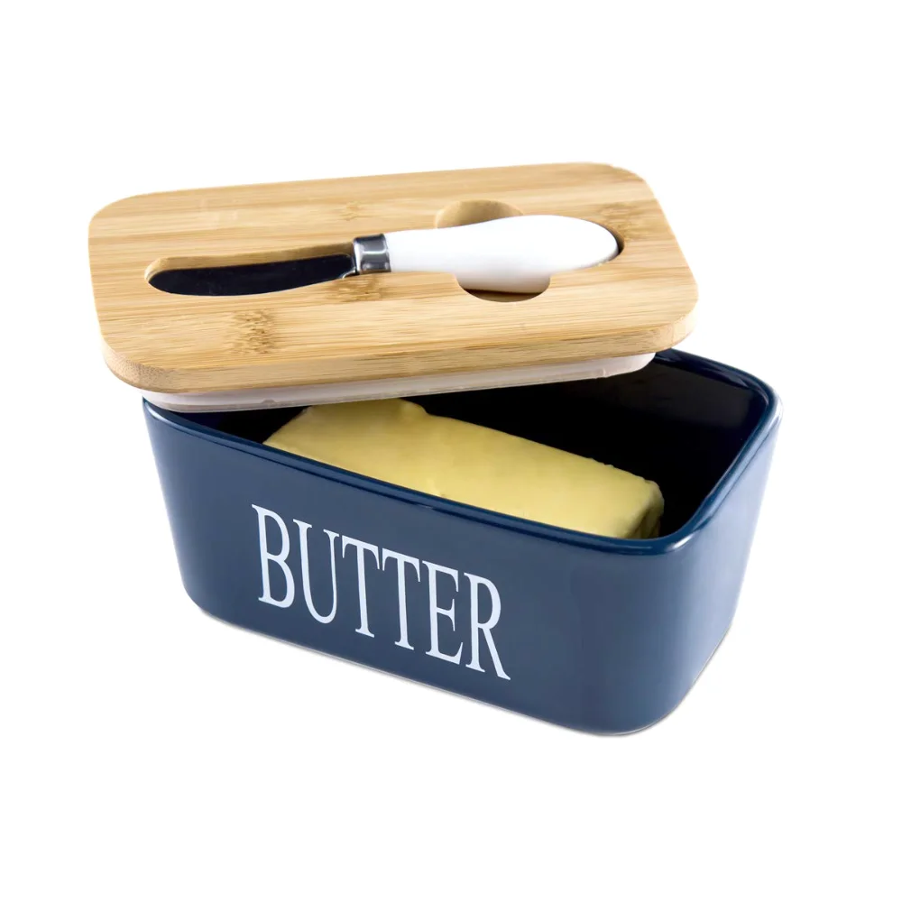 HASENSE Butter Dish, Blue