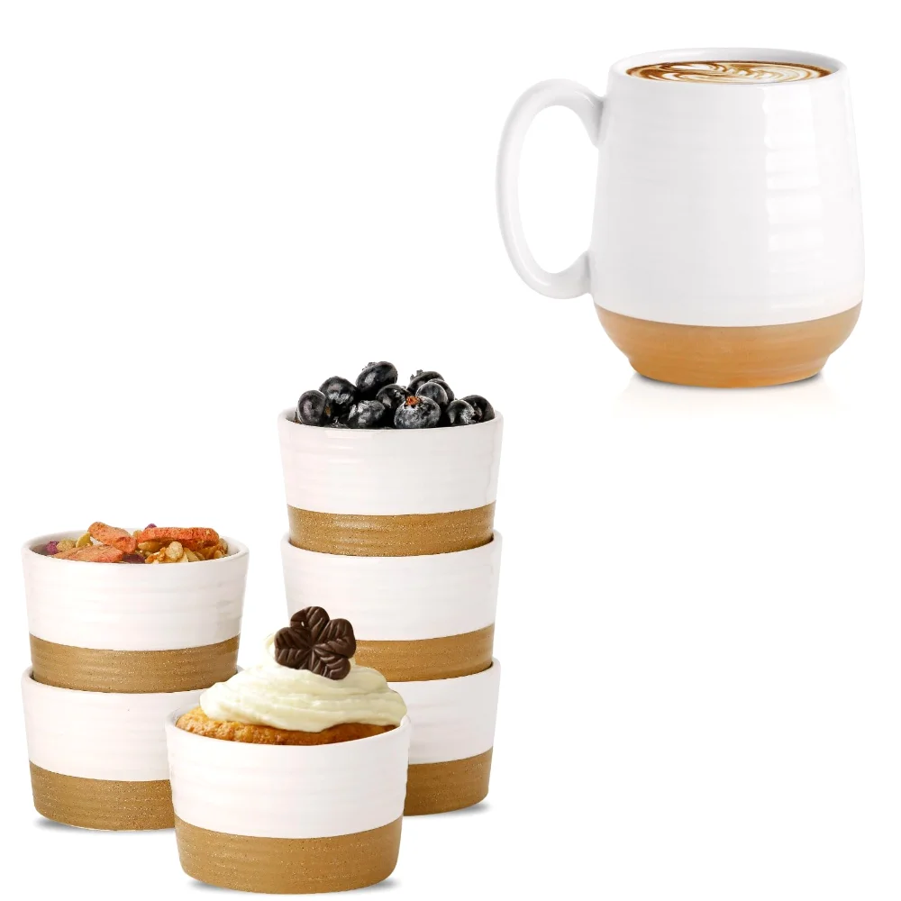 HASENSE Ramekin & Mug Bundle, 8 oz