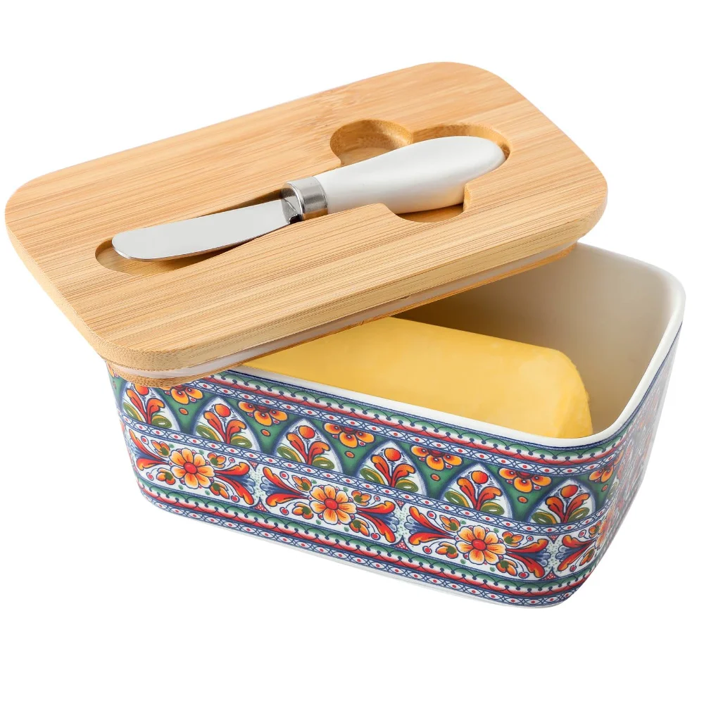 HASENSE Boho Butter Dish