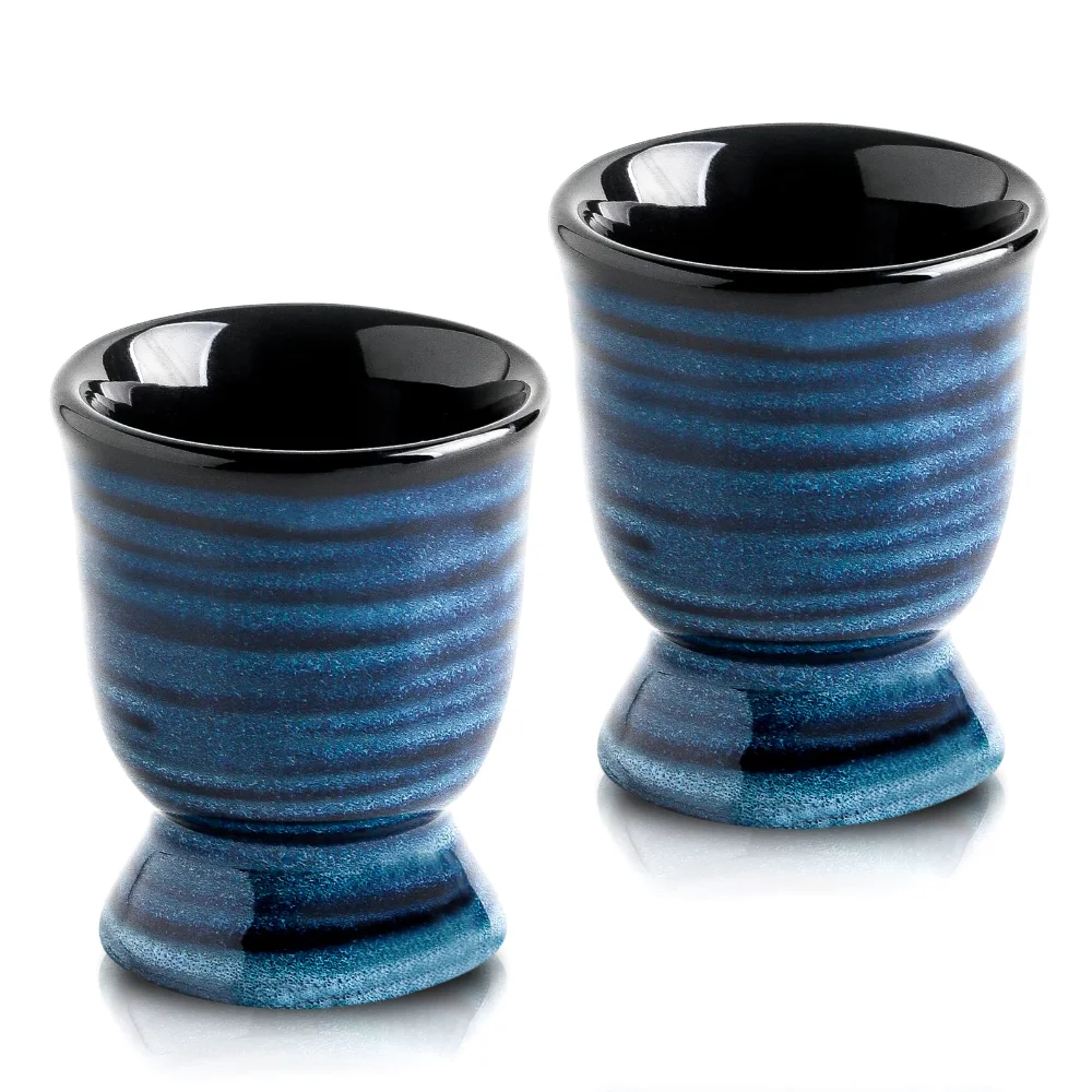 HASENSE Egg Cups (Set of 2), Blue